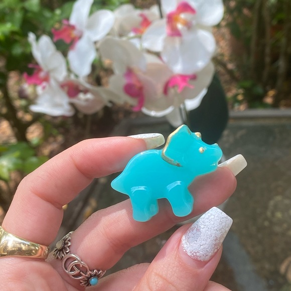 Dinosaur Magnets Blue Teal PACK OF 4 🦕 🦖 - Picture 8 of 15